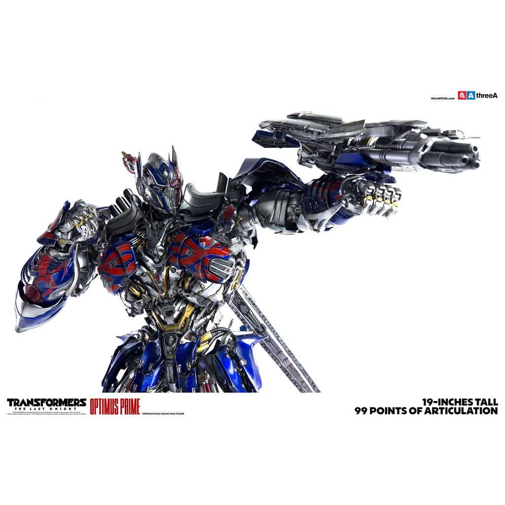 Threezero Transformers The Last Knight Optimus Prime Premium Scale Three Zero Action Figure READY STOCK