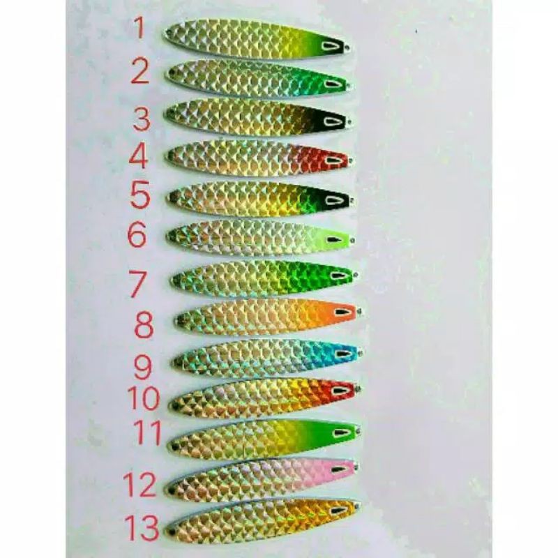 Spoon umpan tengiri terlaris. Galvanis. 56gr