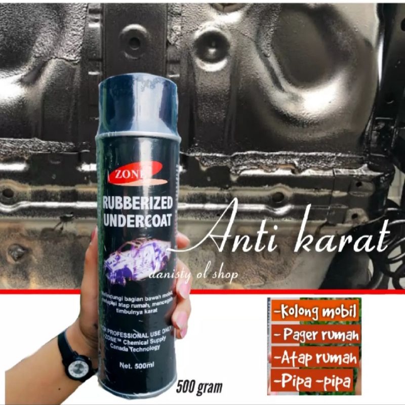 Undercoat Waterproof spray ajaib pelapis anti karat kolong mobil anti bocor atap rumah, dinding dll