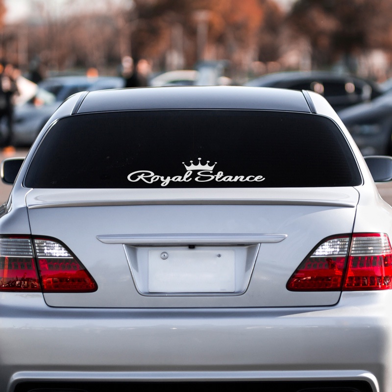 Royalstance Windshiled Sticker Laser MidNight Stiker Mobil Dekorasi Pintu Mobil Decal