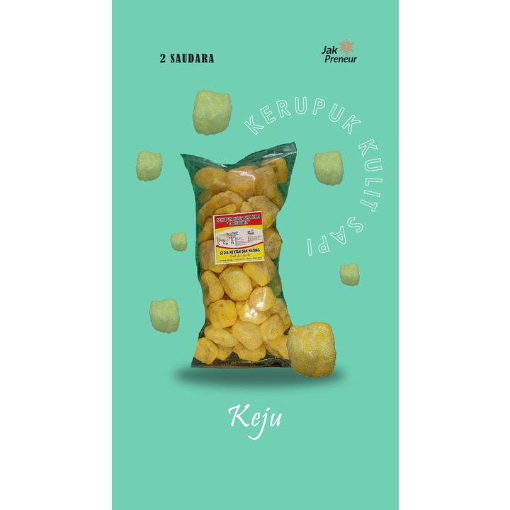 

KERUPUK KULIT ASLI KEKINIAN RASA KEJU 100% HALAL AN GURIH [HALAL]