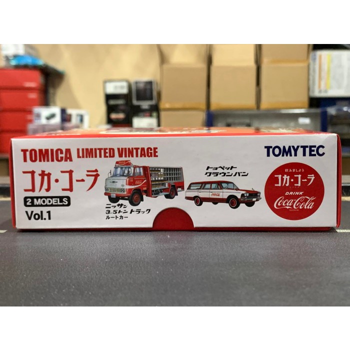 Tomica Limited Vintage Coca-Cola 2 Models Vol 1 Nissan Truck/Toyopet