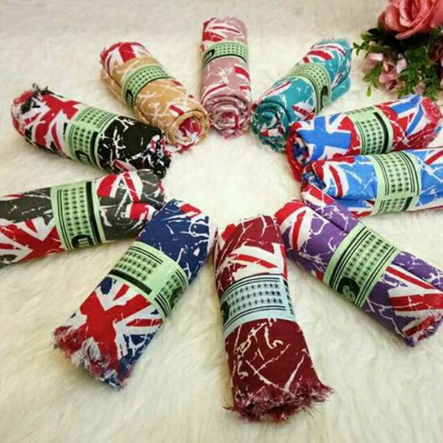 Segiempat katun jepang bendera