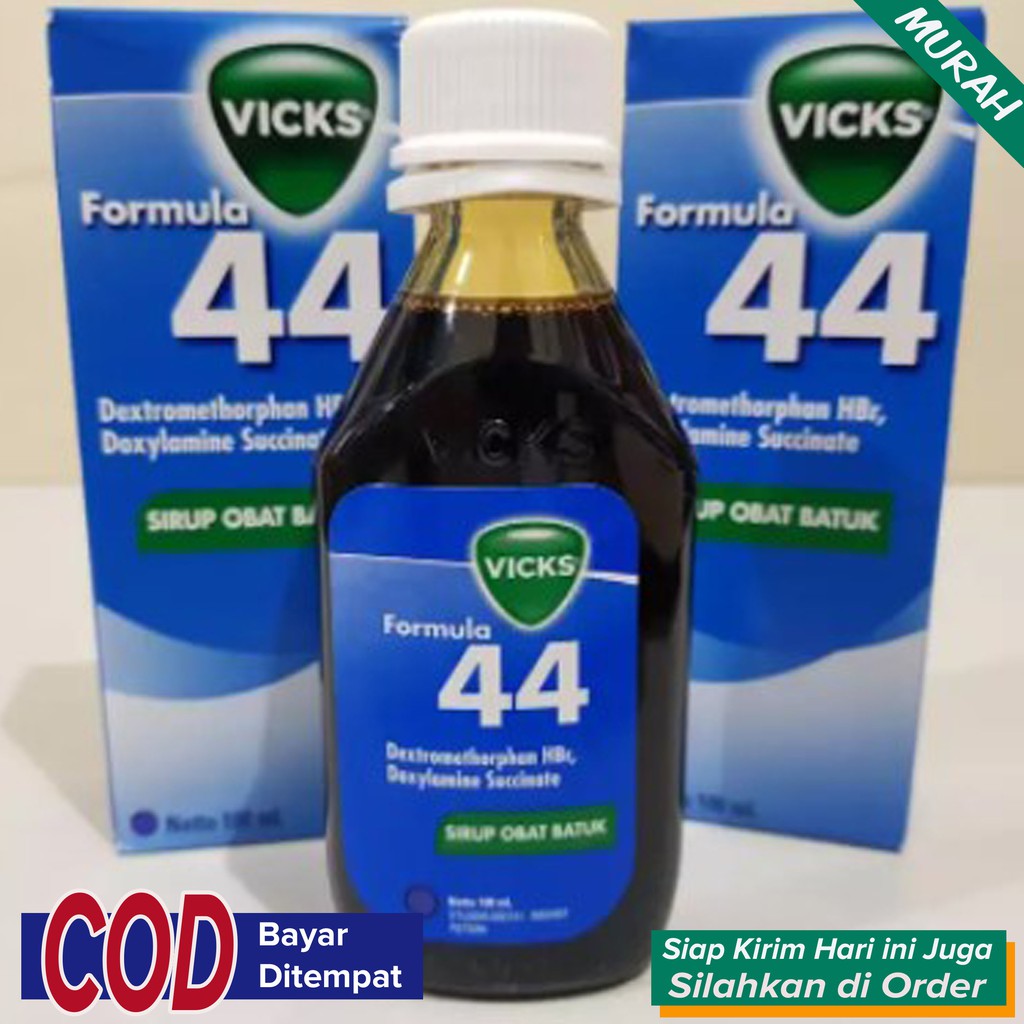 Obat Batuk Kering Berdahak Gatal Tenggorokan AMPUH ~ Obat Sirup Formula 44 55ml