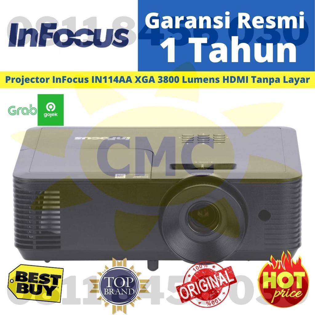 PROJECTOR INFOCUS IN114AA IN 114AA 3800 LUMENS XGA HDMI