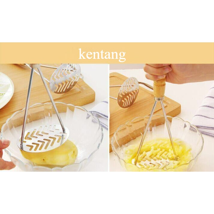 Kentang Blender Kentang perangkat Triturator Kentang Tumbuk Rumah Tangga Kreatif Manis Kentang Buah Menumbuk Alat Dapur Baking