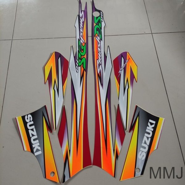 striping suzuki smash 110 ds 2003 2004 2005 hitam