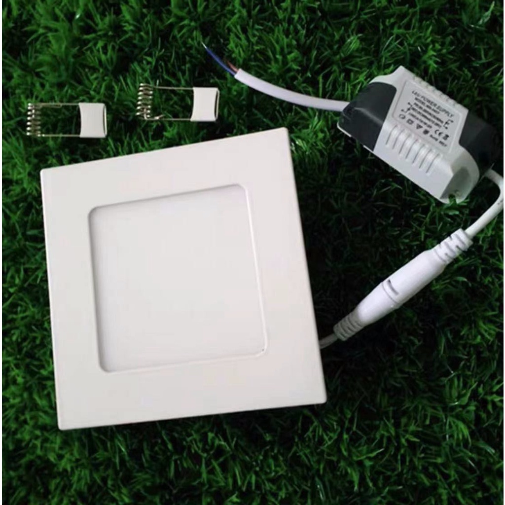 Lampu Downlight LED Panel IB Kotak 3W 6W 12W Inbow Square 12 Watt TERANG