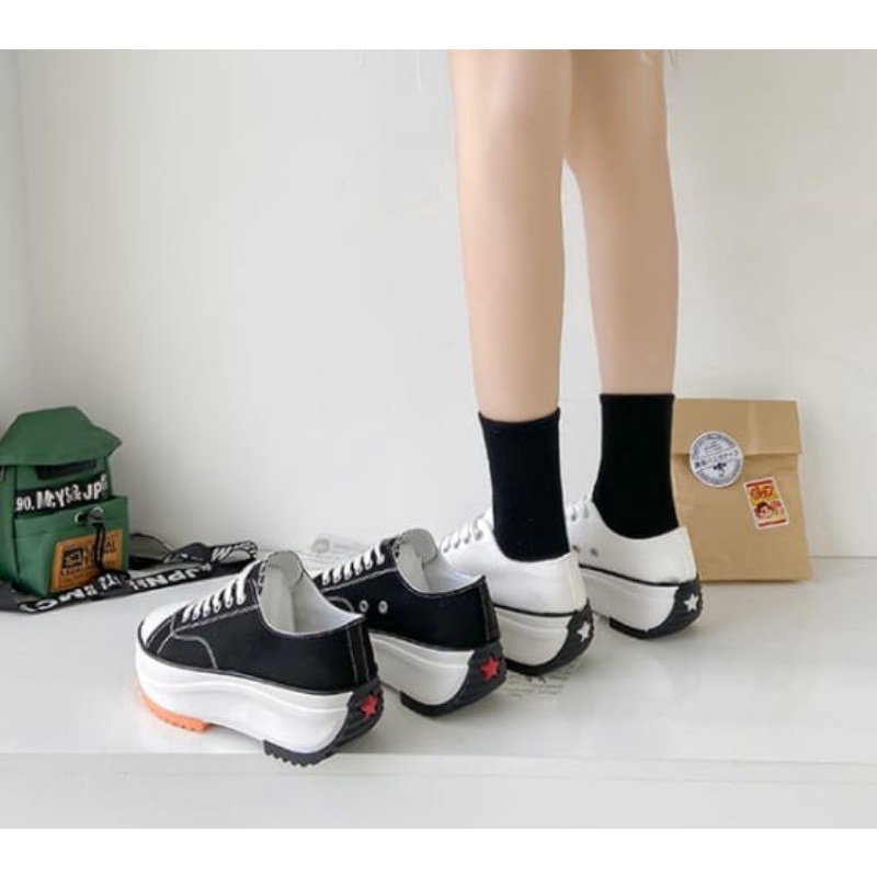 [COD] Sneakers Wanita Import CASSEY  | Sepatu Sekolah | Sepatu Casual | Sepatu OOTD | Sepatu Viral | Sepatu Dupe Conv*rse x JW | Sepatu Kekinian