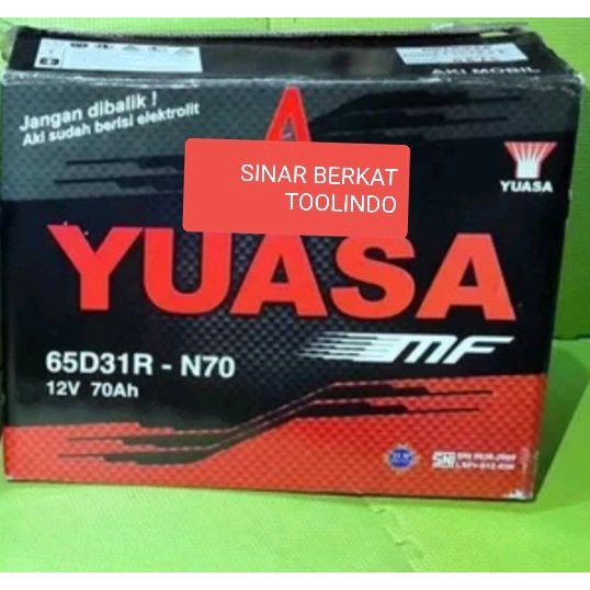 Aki mobil Yuasa N70 MF