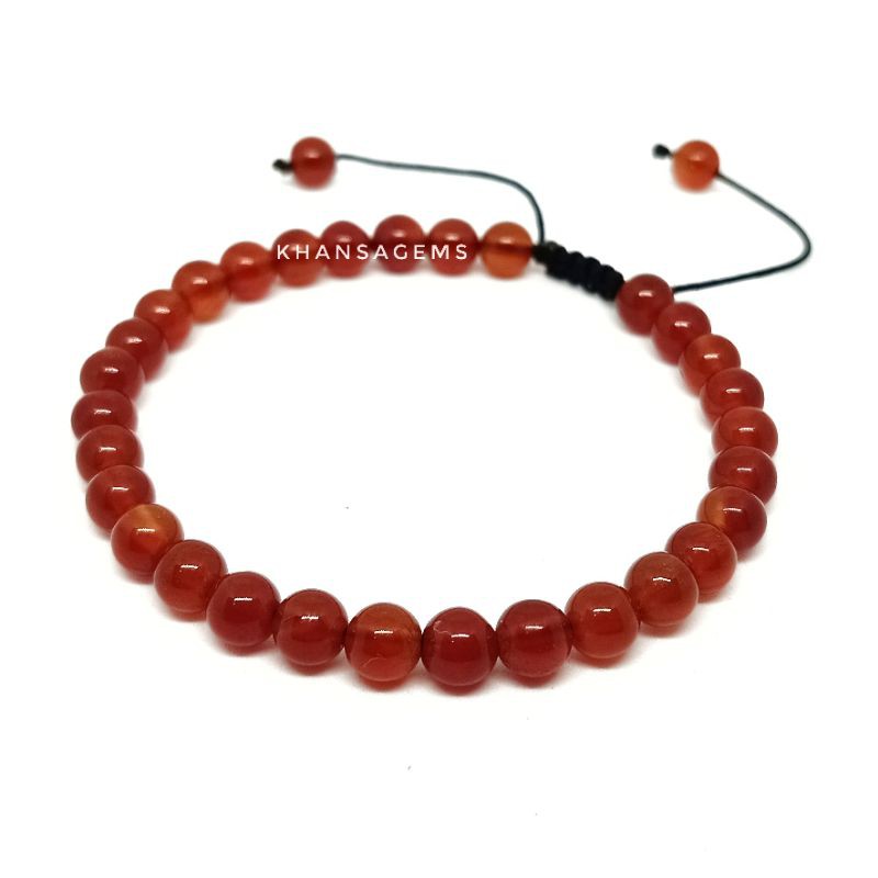 Gelang Tasbih Batu Manau Dim 6mm dan 8mm Model Tali Serut Shambala