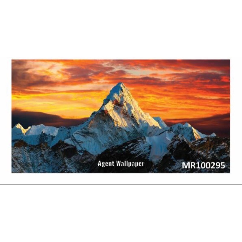 Photowall Mural 3D Dinding Wallpaper Mural Pemandangan Gunung