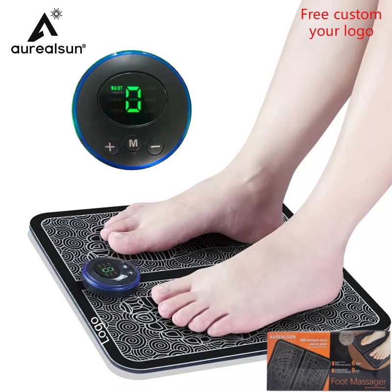vagina getar Tens Fisioterapia Foot Massager Mat Massageador Pes Muscular Electric EMS Health Care
