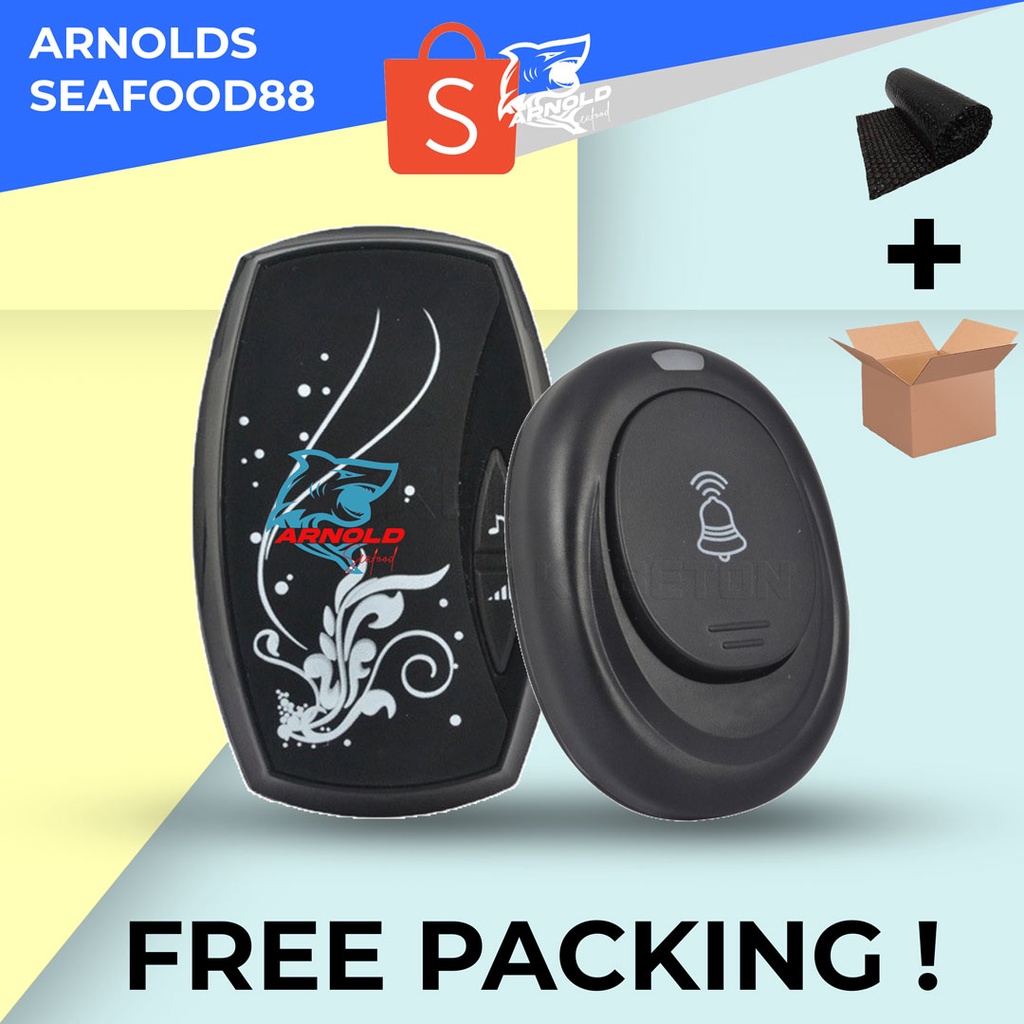 Taffware Alarm Pintu Wireless Waterproof / Bel Rumah Wireless / Bel