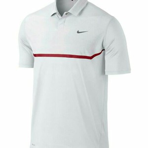 BAJU CASUAL FORMAL  - Polo T-Shirt/Kaos Kerah/Nike Sport List Red - Putih