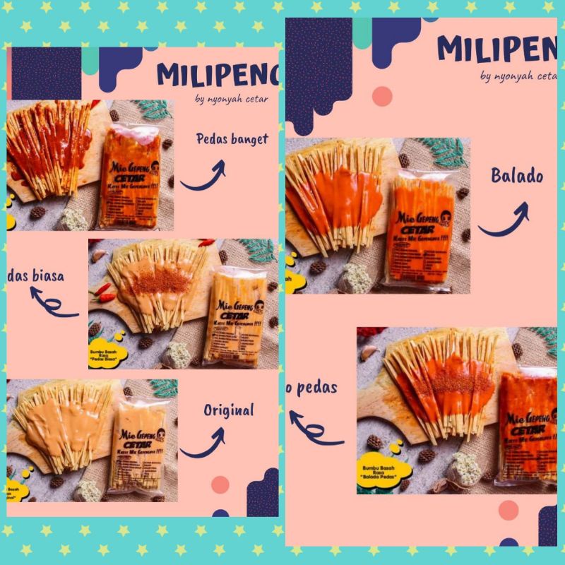 

Milipeng/ mie gepeng Cetar (free pecaking buble wrap/kardus)