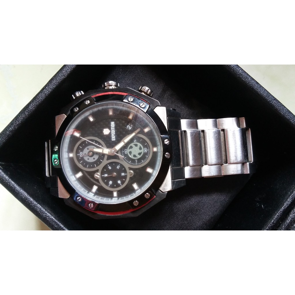 Jam tangan stainless  expedition E6385M ori 2nd