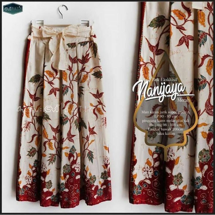 Rok Batik Original Grade A Garansi Produk Rejek Uang Kembali Abadi Batik Bahan Unggul Jaya-Nanijaya