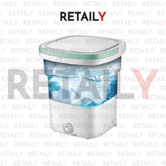 Retaily HL0356 Mesin Cuci Portable Mesin Cuci Lipat Serbaguna Mini Folding Washing Machine Kapasitas 3 Kg