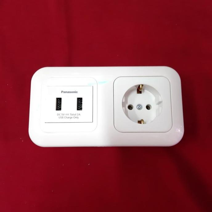 Stop Kontak + USB Wide Series Panasonic ready shipping