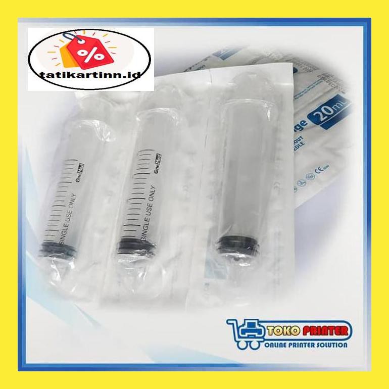 

740Dpppt Alat Suntik 20Ml / 20Cc + Jarum Suntikan Refill Tinta 8D6Mpt0P