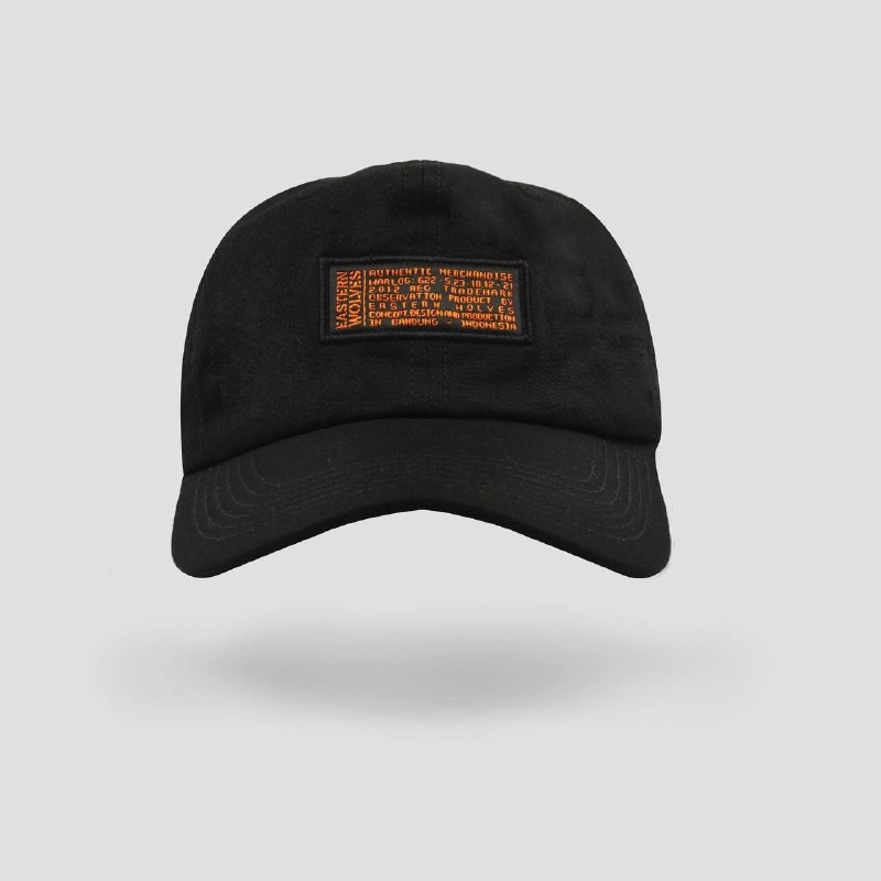 TOPI EASTERN WOLVES - HAWK BLACK POLO CAP