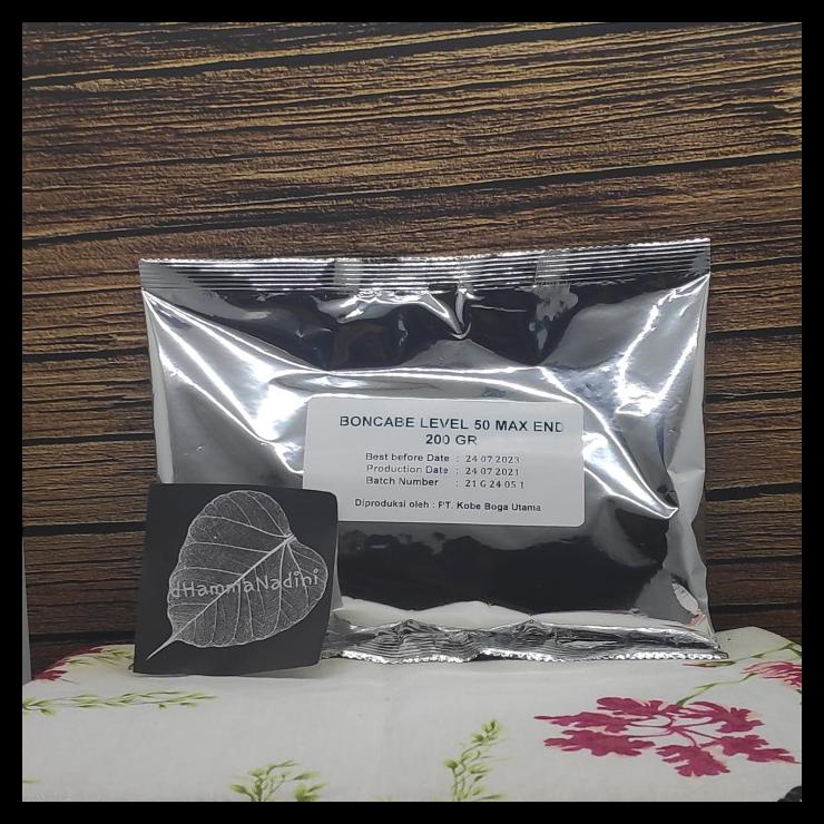 

TERBARUU!! Bon Cabe Level 50 Max End dengan Kemasan Ekonomis 200 gr COD