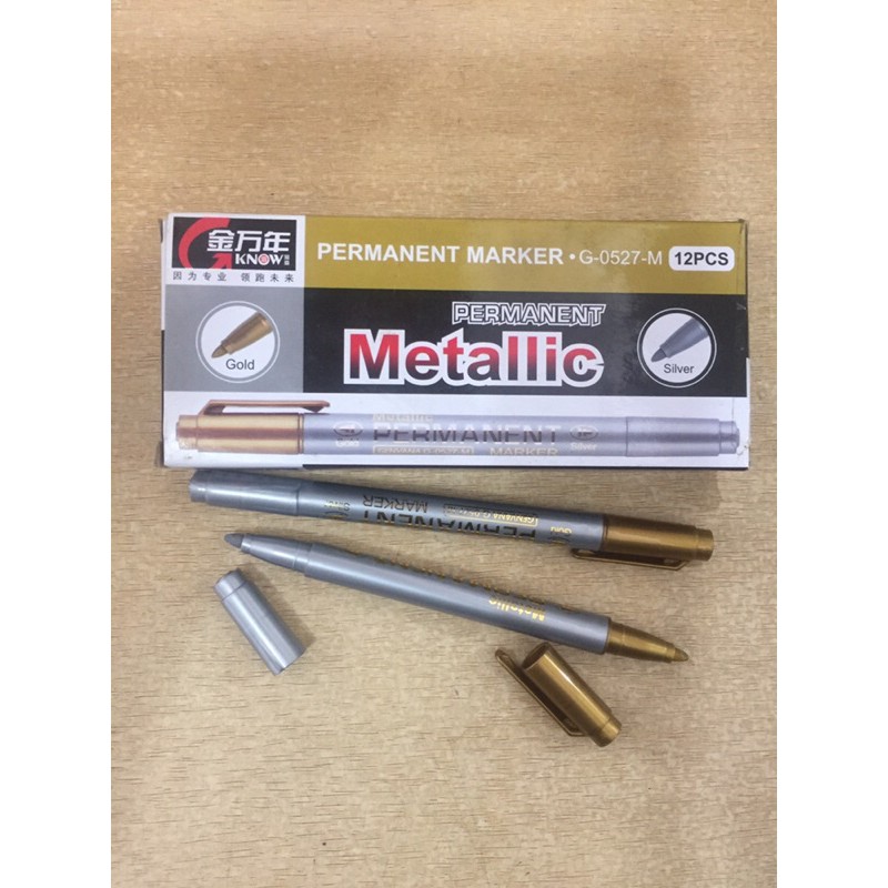 

Spidol twin pen KNOW metalic