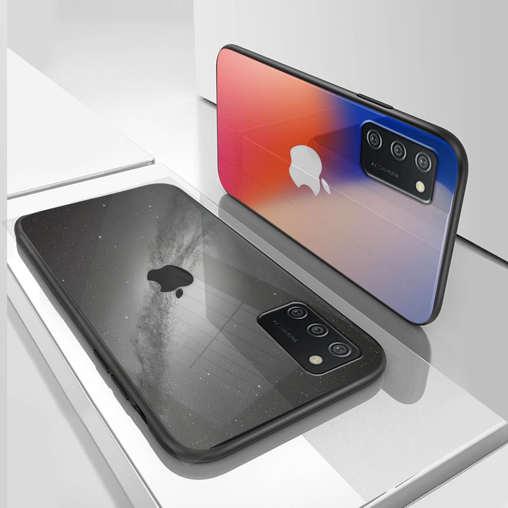 K08 (Samsung A02s) Softcase Kaca Samsung A02s Terbaru - Case Samsung A02s - Softcase Kaca A02s -Case