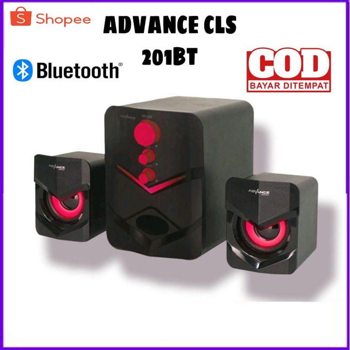 NEW Speaker Advance CLS-201 CLS-201BT Bluetooth Super Bass BERGARANSI RESMI 1 TAHUN MANTAP