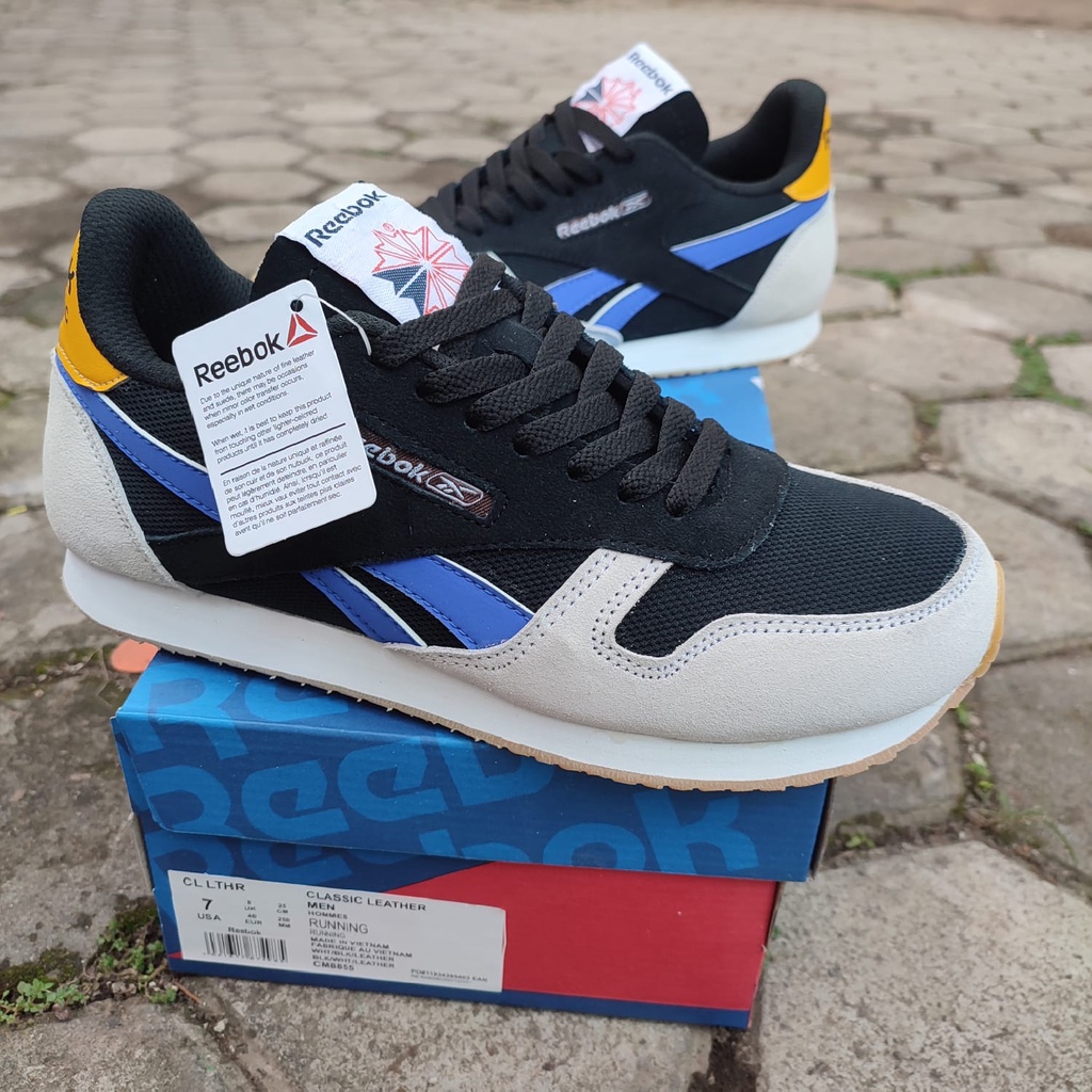 PROMO Sepatu Sneakers Reebok Classic BNIB Premium, Import Quality, Bahan Kulit Suede, Tapak Anti Slip