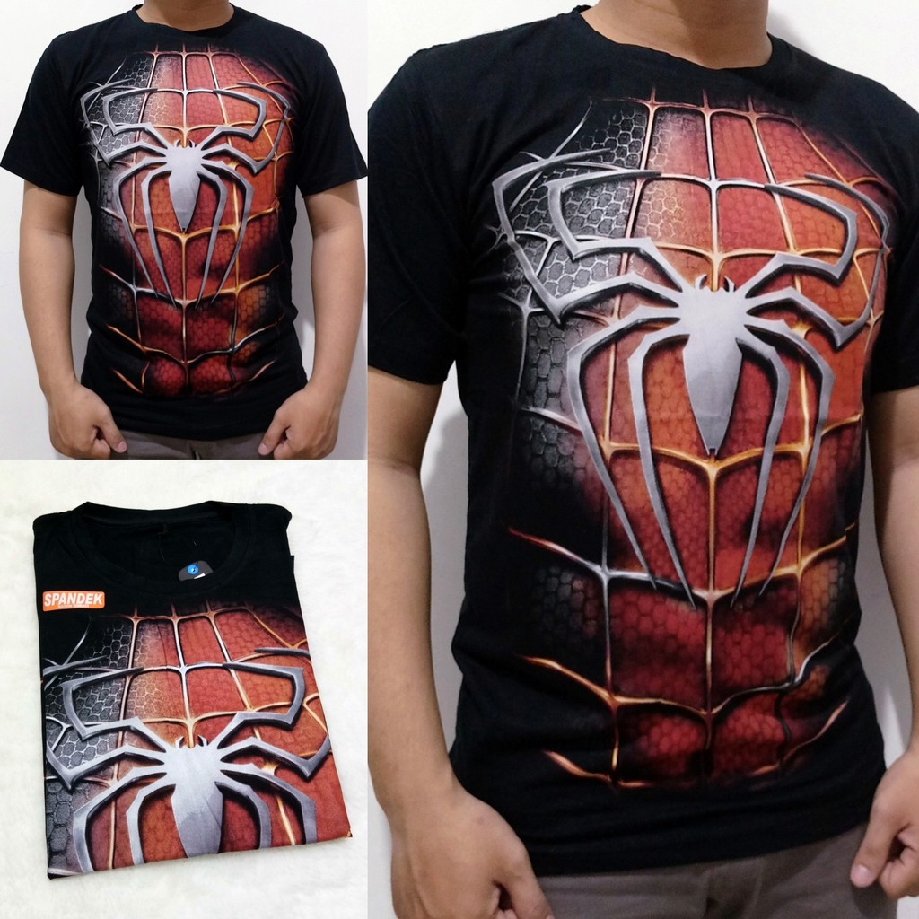 MO - Kaos 3D Body Spiderman