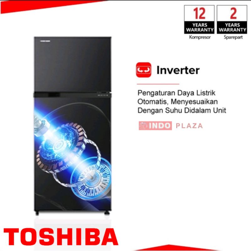 KULKAS 2 PINTU TOSHIBA INVERTER GR-B22IS / GR-B28IS / GR-31IS