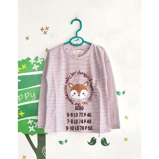 Kaos Panjang Anak Perempuan Aero Girls