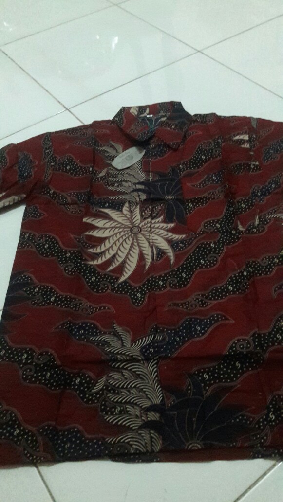 Size M L Xl Xxl  Batik Pria Lengan Pendek Hem Batik Galaxsi Baju Batik Pria