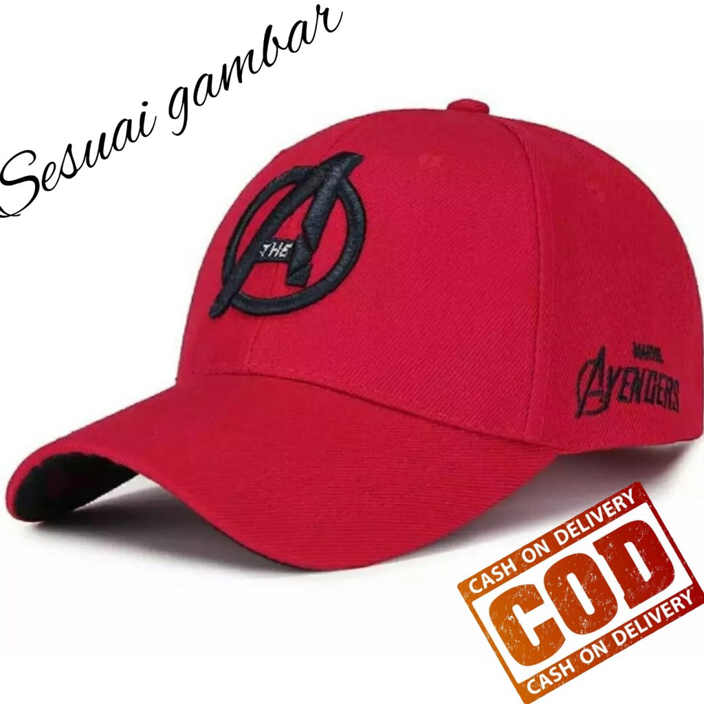 Topi Baseball Avengers Topi Pria Dan Wanita Kekinian Terbaru Dan Terlaris (COD)