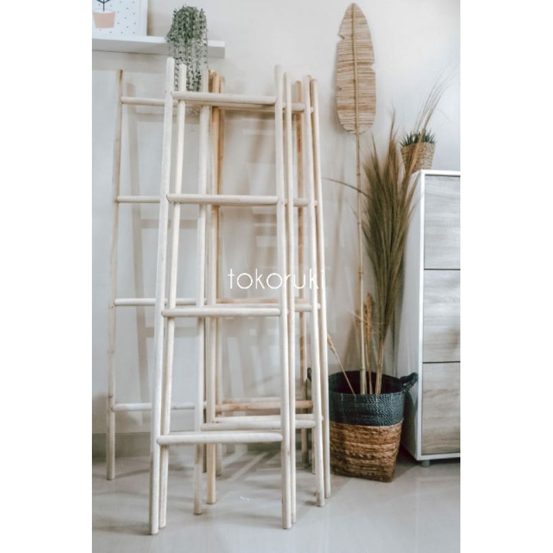 tangga kayu/gantungan kayu/tangga hias