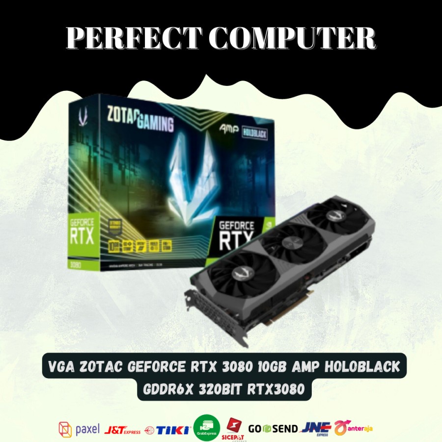 VGA ZOTAC GEFORCE RTX 3080 10GB AMP HOLOBLACK GDDR6X 320BIT RTX3080