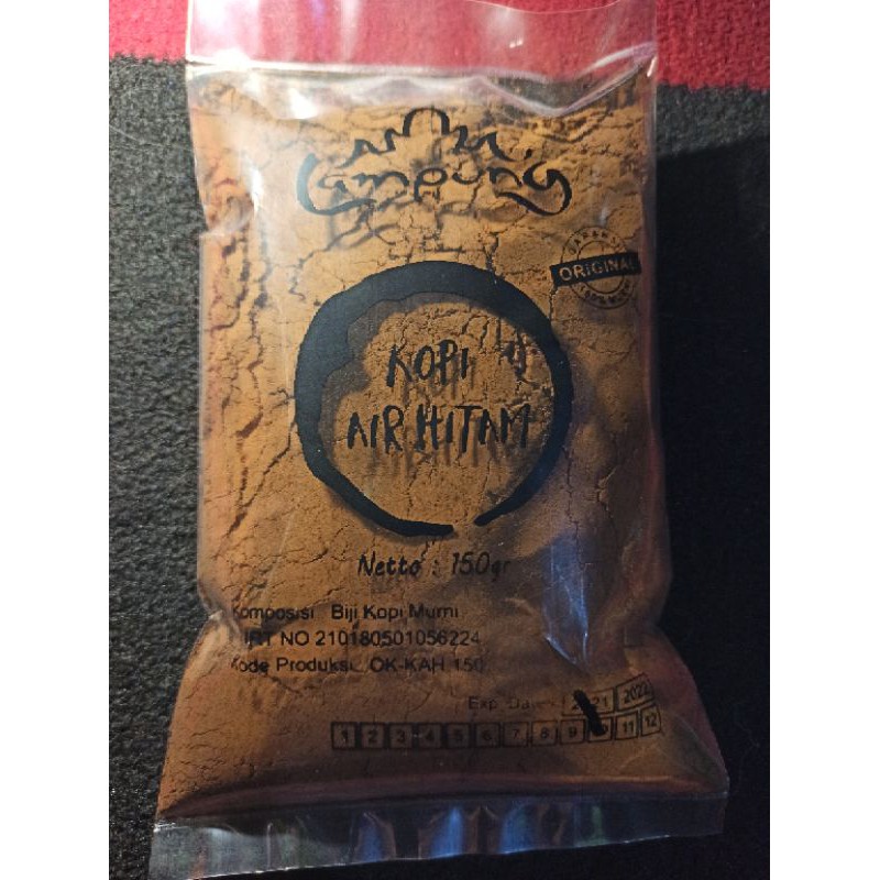 

Kopi Murni Kopi Robusta Kopi Air Hitam Lampung 150gr