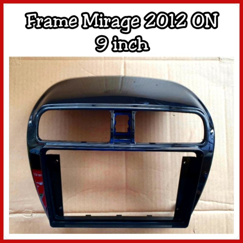 Frame Head Unit Mirage 2012 ON Layar 9 inch