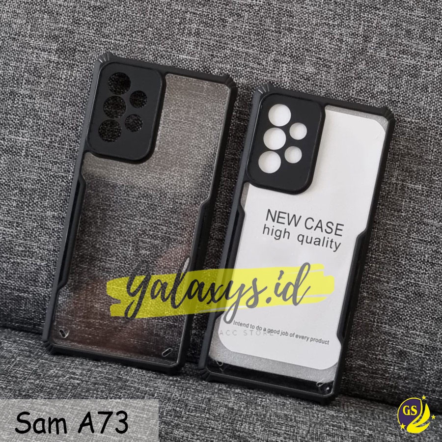 Case Ipaky Bumper Samsung A24 A34 A54 A04 A14 5G A04S 2022 A13 4G / SAMSUNG A03 A23 4G M23 A33 A53 A73 5G 2022 Camera Protection Case Armor Fusion Shockproof Premium Transparan Casing Mika