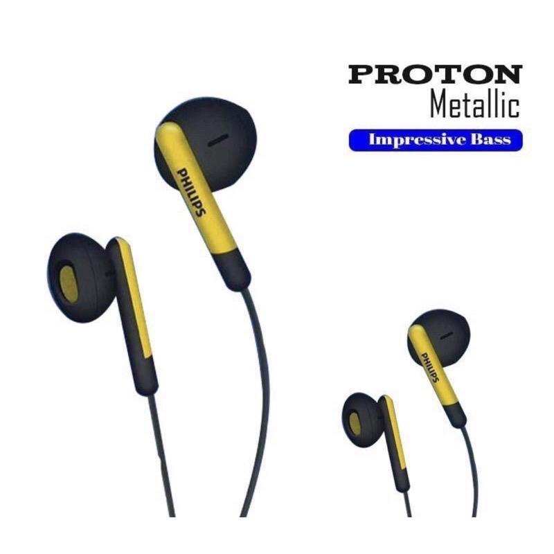 Headset Philips Proton Metalic QP268 Xtra Bass Handsfree Earphone