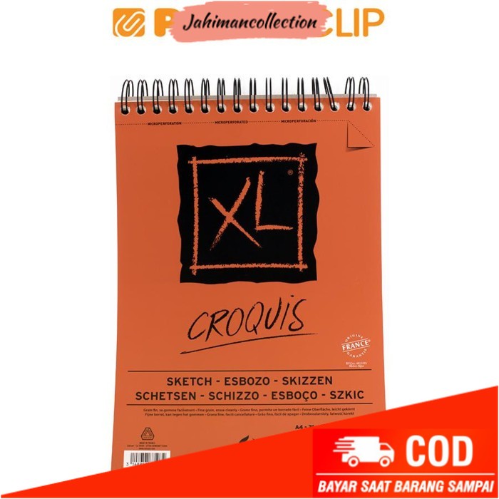 

✨ BISA COD ✨ SKETCHBOOK CANSON 200787103 A4 120S XL