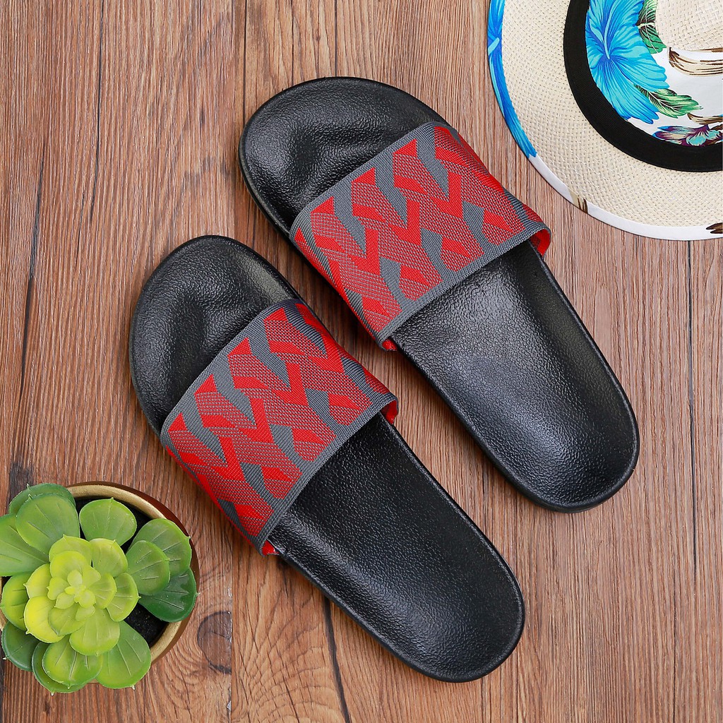 Sandal Import Bangkok New Design Motif Abstrak - Unisex