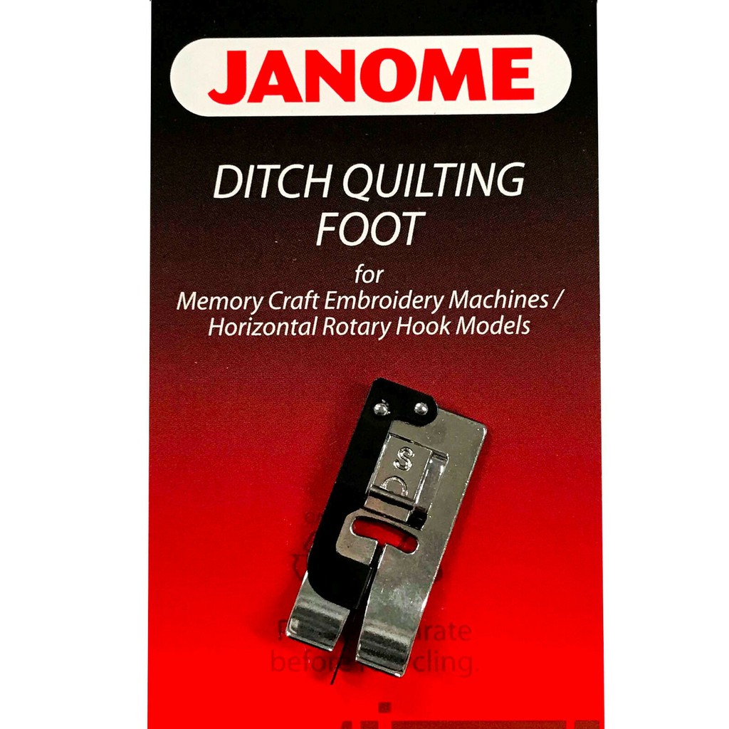 sepatu mesin jahit ditch quilting foot - sepatu tindis quilting