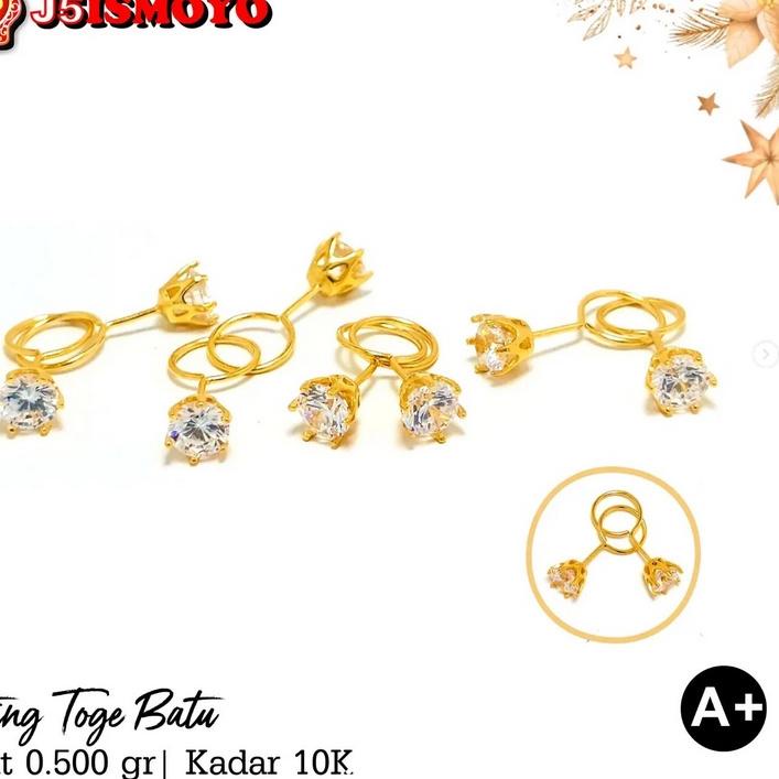 Terbagus.. Anting Emas Toge Dewi J5 Ismoyo