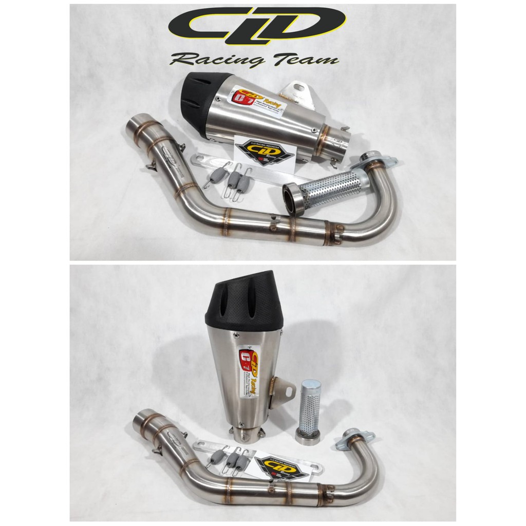 Knalpot Original CLD Type C7 Pipa Kecil Pipa Besar Mio Nouvo Mio j Mio M3