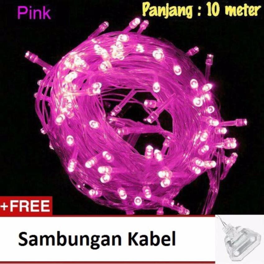 PINK Lampu Hias LED Tumblr / Lampu Hias Natal LED / Lampu Dekorasi LED / Twingkle Light Led