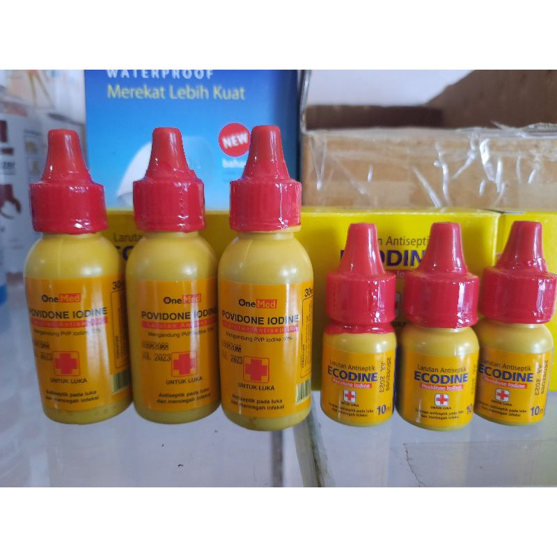 Obat Merah Obat Luka Ecodine Povidone 10 ml/30ml/60ml satuan