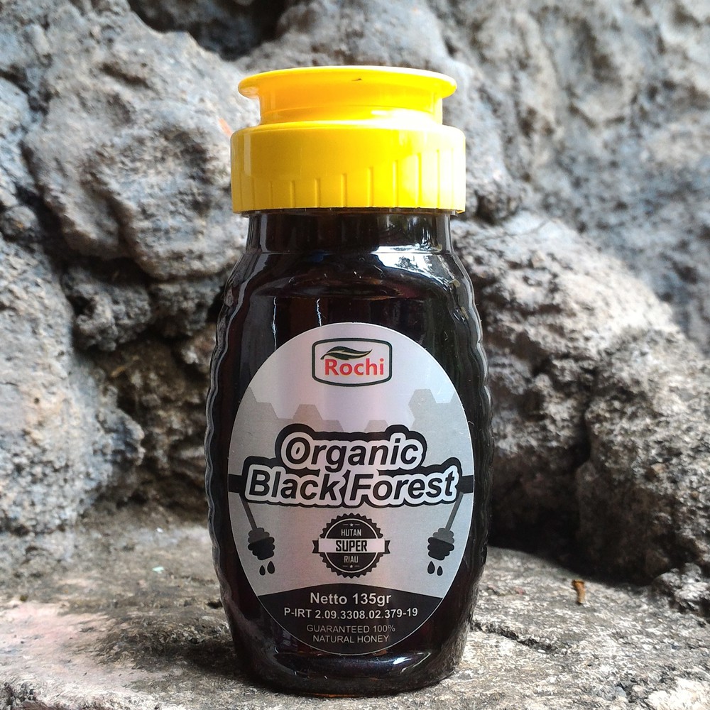 

Organic Black Forest Super 135gr Madu Hitam Murni Mentah Hutan Sialang Riau Matang Dipohon